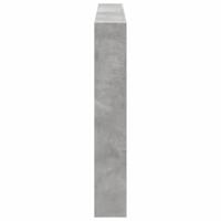 Hoofdbordkast met LED-verlichting 160x17x102 cm betongrijs - thumbnail