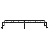 Bedframe zonder matras opvouwbaar 107x203 cm staal zwart - thumbnail