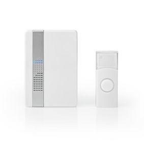 Nedis DOORB223CWT Draadloze Deurbelset Netvoeding 36 Melodieën