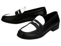 esmara Dames loafers (Zwart/wit, 40) - thumbnail