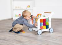 Small Foot Houten Baby Loopwagen Bloemen - thumbnail