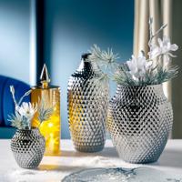 Leonardo Pallazo Vaas 30 cm zilver - thumbnail