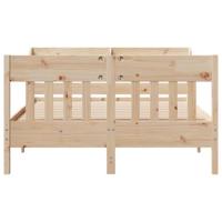 Bedframe zonder matras massief grenenhout 135x190 cm - thumbnail