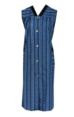 Ma flodder schort - Jasschort - Lila/blauw bloemetje-5