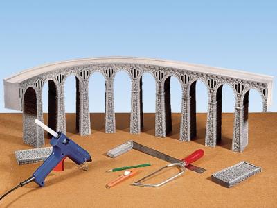 NOCH 58660 H0 Breuksteenviaduct 1 spoor Universeel (l x b x h) 370 x 44 x 245 mm