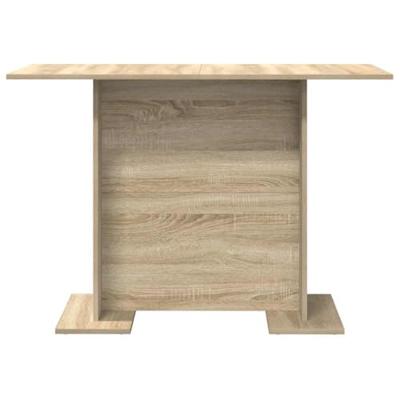 Eettafel 10x60x75 cm bewerkt hout sonoma eikenkleurig