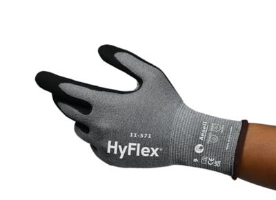 Ansell HyFlex 11571R090-1P Werkhandschoen Nitril Maat (handschoen): 9 EN 21420:2020 1 paar