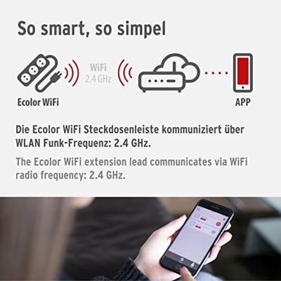 Brennenstuhl 1153230620 Smart Stekkerdoos | 3 Sockets | Schakelaar | Zwart - 1,5 meter - thumbnail