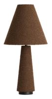 Light & Living Tafellamp 'Devia' Bouclé, 61cm, kleur Bruin - thumbnail