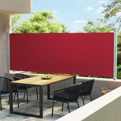 VidaXL Tuinscherm uittrekbaar 600x160 cm rood VidaXL Tuinscherm uittrekbaar 600x160 cm rood