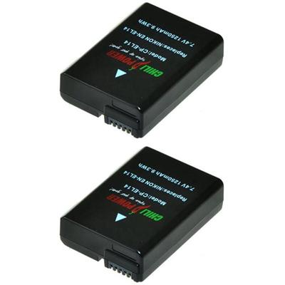 ChiliPower EN-EL14 / EN-EL14a accu voor Nikon - 1250mAh - 2-Pack