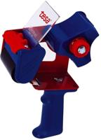 Tesa afroller voor verpakkingsplakband van maximum 50 mm, inclusief 2 rollen PP tape ft 50 mm x 66 m - thumbnail