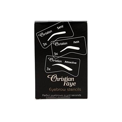 Christian Faye Eyebrow stencil set SPA 1 Set