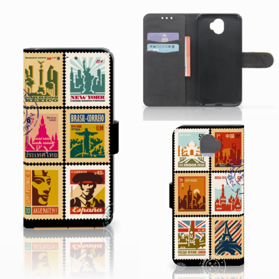 Wiko Wim Flip Cover Postzegels Wiko Wim Flip Cover Postzegels