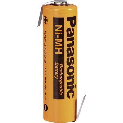 Panasonic AA 2080 LF-Z Speciale oplaadbare batterij AA (penlite) Z-soldeerlip NiMH 1.2 V 2000 mAh 1 stuk(s) Panasonic AA 2080 LF-Z Speciale oplaadbare batterij AA (penlite) Z-soldeerlip NiMH 1.2 V 2000 mAh 1 stuk(s)