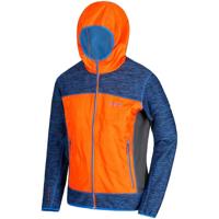 Regatta Harra II hybrid outdoorjas heren blauw/oranje - thumbnail