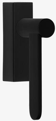 Formani Bertram Beerbaum TENSE BB102-DKLOCK draaikiepgarnituur afsluitbaar linksdraaiend - mat zwart