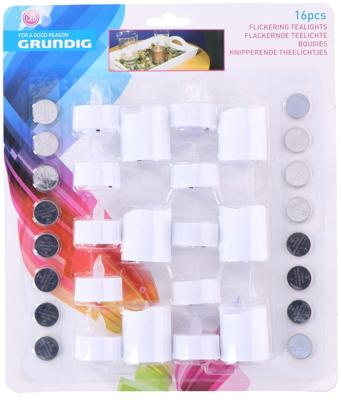 Theelicht knipperend 16 stuks