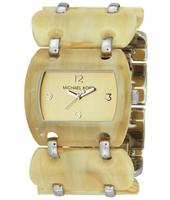 Horlogeband Michael Kors MK4142 Kunststof/Plastic Beige 37mm Horlogeband Michael Kors MK4142 Kunststof/Plastic Beige 37mm
