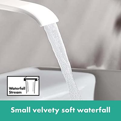 Wastafelmengkraan HansGrohe Vivenis Eengreeps 110 Zonder Afvoer Mat Wit - thumbnail