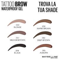 Maybelline (public) Tattoo Brow Waterproof wenkbrauwgel 09 Auburn 5 ml - thumbnail