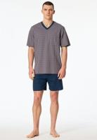Schiesser Schiesser Heren Pyjama Short red 181161 56/XXL - thumbnail