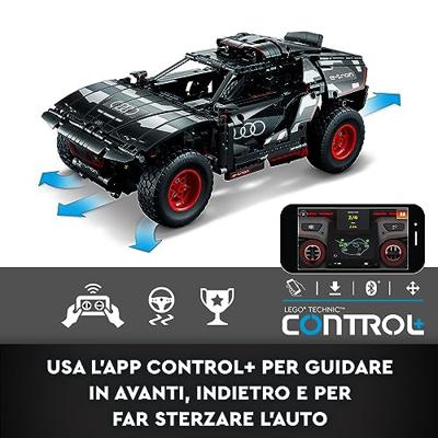 LEGO Technic 42160 Audi RS Q e-tron, op afstand bestuurbare rallyauto, off-road Dakar-model - thumbnail