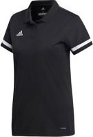 Adidas T19 Polo Dames Zwart - thumbnail
