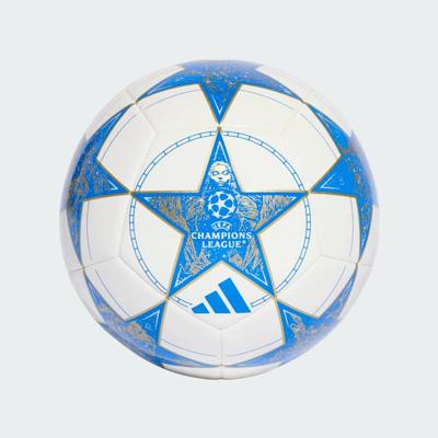 Adidas Champions League voetbal - maat 5 - wit/blauw