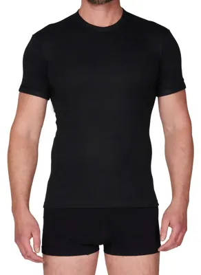 Thermo Shirt heren korte mouw - Warm ondergoed - Thermo ondergoed heren - Thermisch - Ronde hals - XXL - Wit - XXL