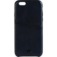 Senza Pure Leather Cover with Card Slot Apple iPhone 6/6S Deep Black - thumbnail