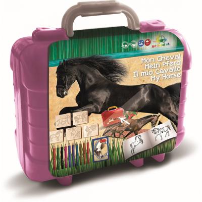 TOM kleurset Paarden koffer 81-delig 19 x 11 mm TOM kleurset Paarden koffer 81-delig 19 x 11 mm