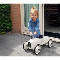Nijntje Retro Loopauto Wit/Zwart - thumbnail