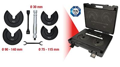 KS Tools 500.8755 Universele telescopische centerspanset voor inwendige veren, 9-delig