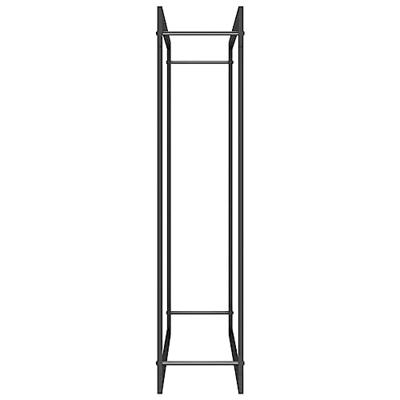 Haardhoutrek 110x28x116 cm staal matzwart