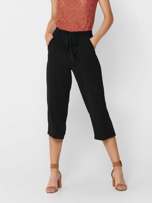 ONLY cropped high waist wide leg culotte ONLWINNER zwart ONLY cropped high waist wide leg culotte ONLWINNER zwart