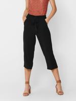 ONLY cropped high waist wide leg culotte ONLWINNER zwart - thumbnail
