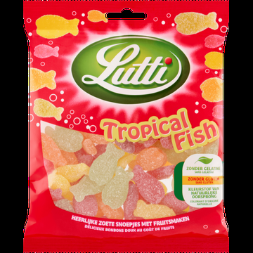 Lutti Tropical Fish 175 g bij Jumbo