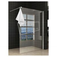 Inloopdouche Met Handdoekhouder Wiesbaden Sita Helder Glas 120x200 cm 8 mm Chroom - thumbnail