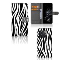 OnePlus 10T | Telefoonhoesje | Met pasjeshouder | Zebra - thumbnail