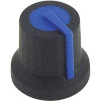 Cliff CL170827BR CL170827BR Draaiknop Zwart, Blauw (Ø x h) 16.8 mm x 14.5 mm 1 stuk(s) - thumbnail