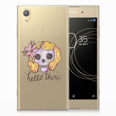 Silicone Back Case Sony Xperia XA1 Plus Boho Skull Silicone Back Case Sony Xperia XA1 Plus Boho Skull
