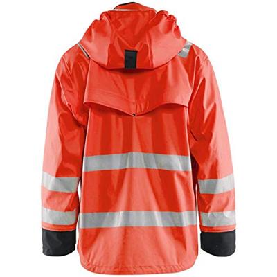 Blåkläder Regenjas High-Vis LEVEL 2 43022003 | High-Vis Rood/Zwart | Maat L - 7330509570678
