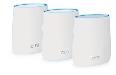 Netgear Orbi AC2200 Tri-band WiFi System draadloze router Tri-band (2.4 GHz / 5 GHz / 5 GHz) Gigabit Ethernet Wit Netgear Orbi AC2200 Tri-band WiFi System draadloze router Tri-band (2.4 GHz / 5 GHz / 5 GHz) Gigabit Ethernet Wit
