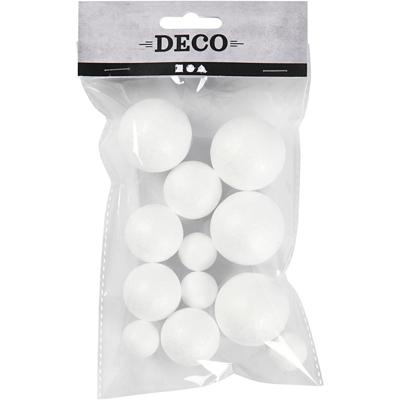Creativ Company Styropor ballen wit, 12st.