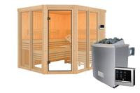 Karibu | Ainur 3 Sauna | Kachel 9 kW Externe Bediening - thumbnail