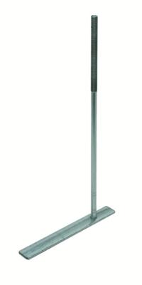 Gebr. Bodegraven muurplaatanker - met plaat 225 mm excentrisch - M12x500 mm - verzinkt