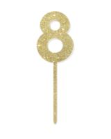 HEMA Taartdecoratie herbruikbaar cijfer 8 - thumbnail