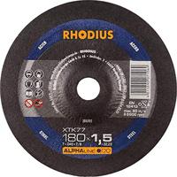 Rhodius 208702 Doorslijpschijf gebogen 180 mm 1 stuk(s) Staal - thumbnail