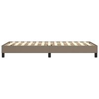 Boxspringframe stof taupe 90x190 cm - thumbnail